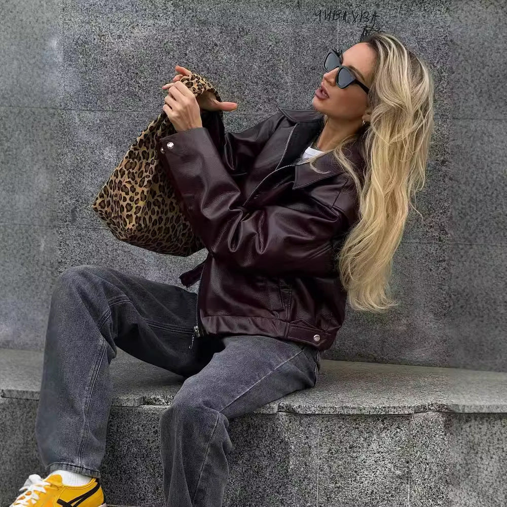GR | Elegant leather jacket