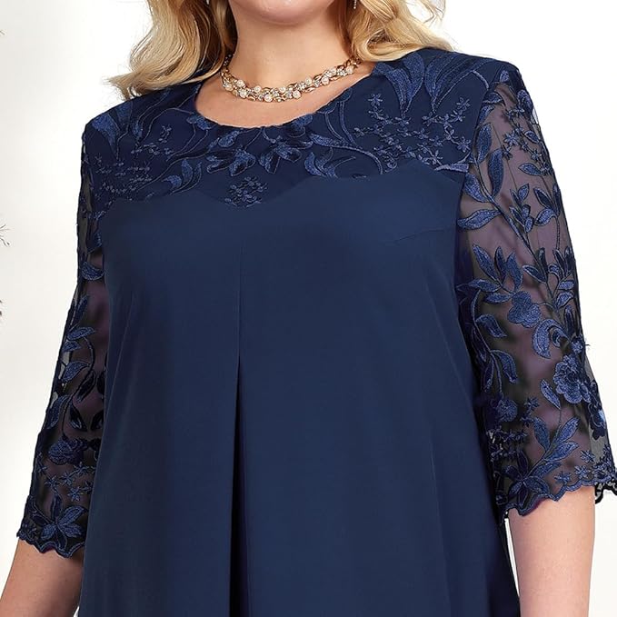 GR Klassische Sommerkleider: Plus-Size Eleganz für Damen
