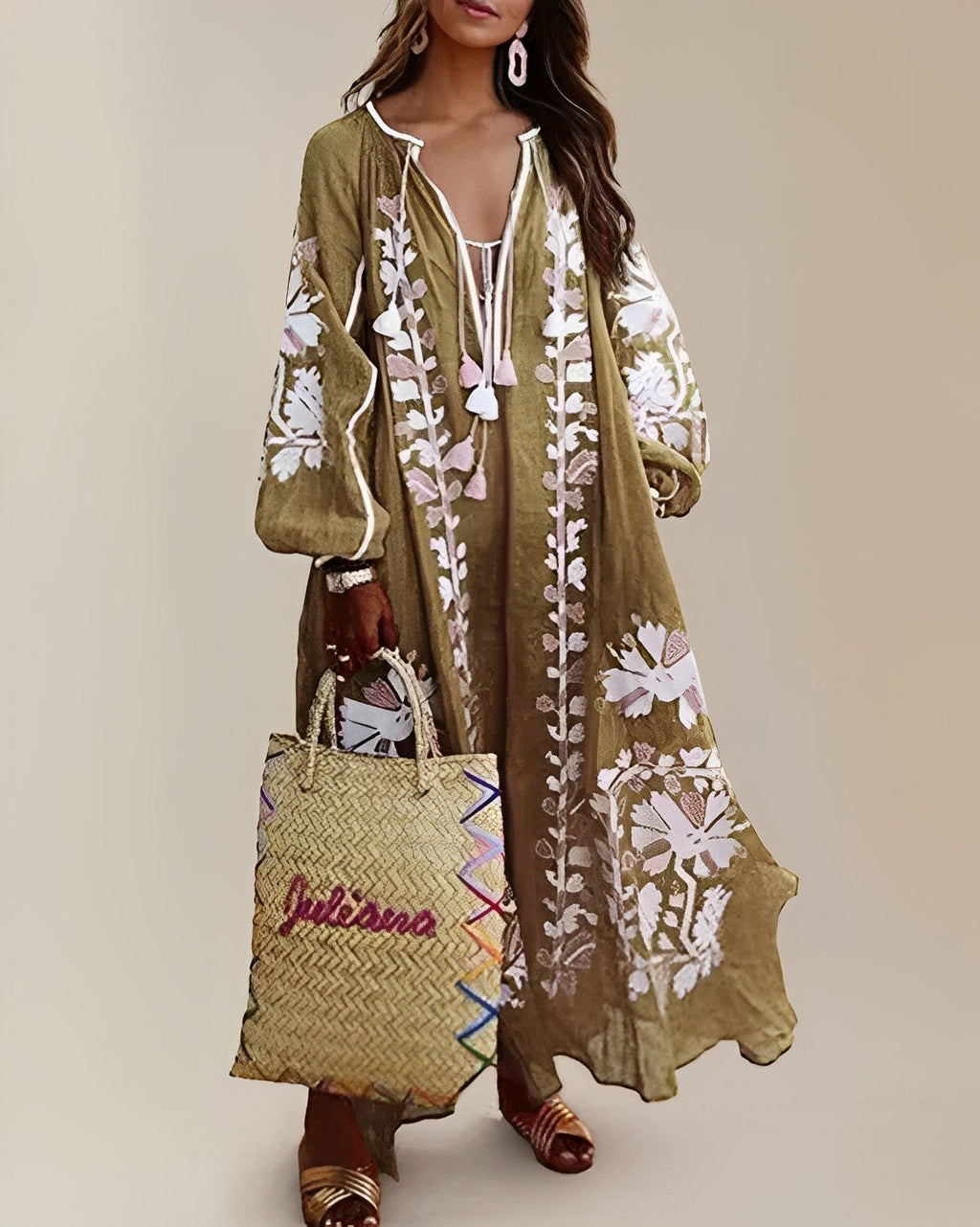 GR | Retro Boho Loose Dress