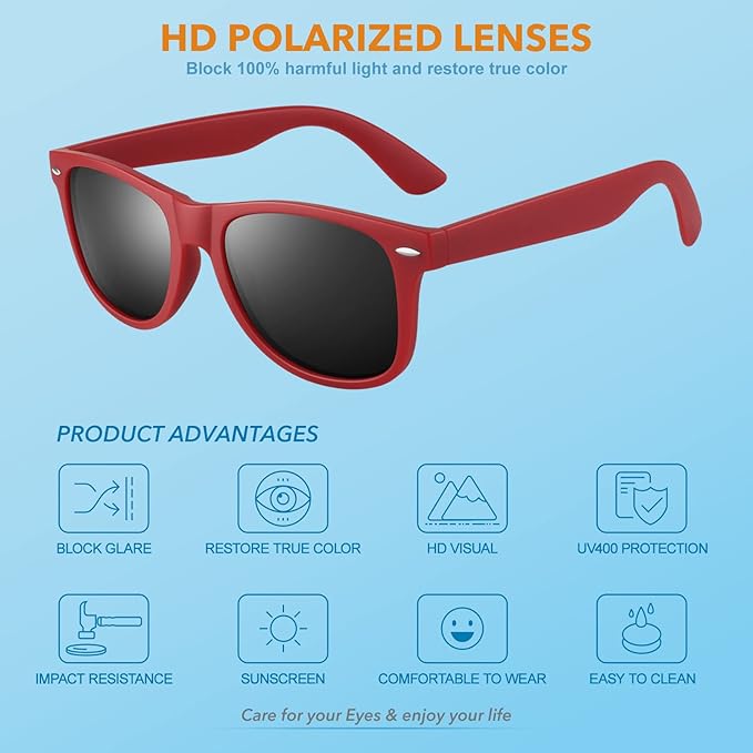 GR | 80s Retro Polarized Sunglasses