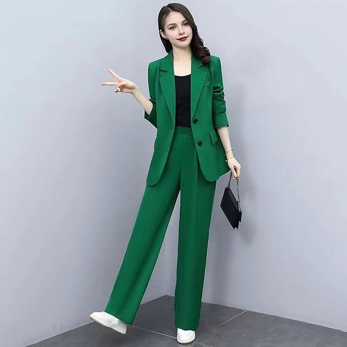 GR | Elegant trouser suit with tailored blazer