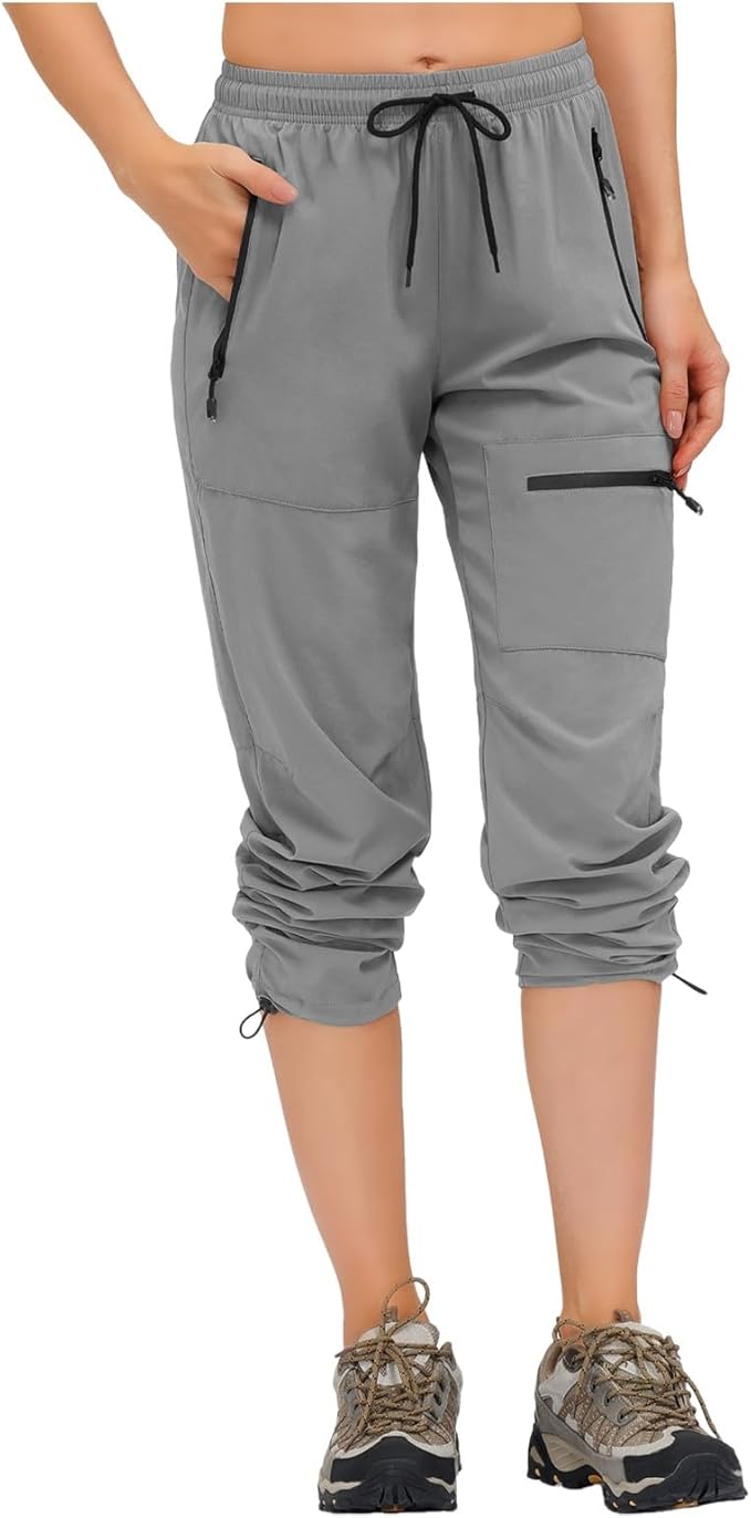 GR | Lightweight, quick-drying cargo hiking pants for women