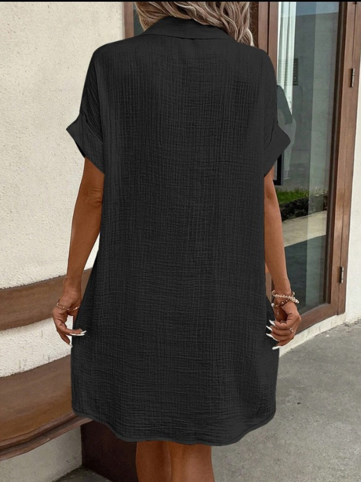 GR | Chic Casual Style Linen Dress