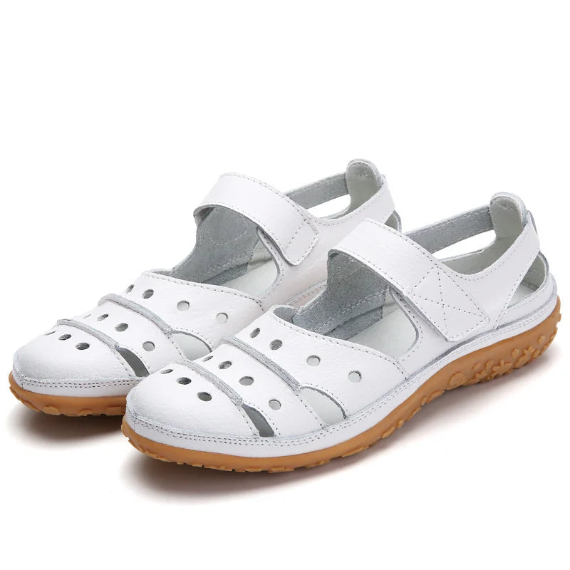GR | Orthopedic spring sandals with Velcro closure