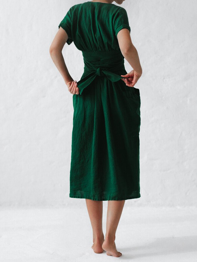 GR | Flowing linen dress