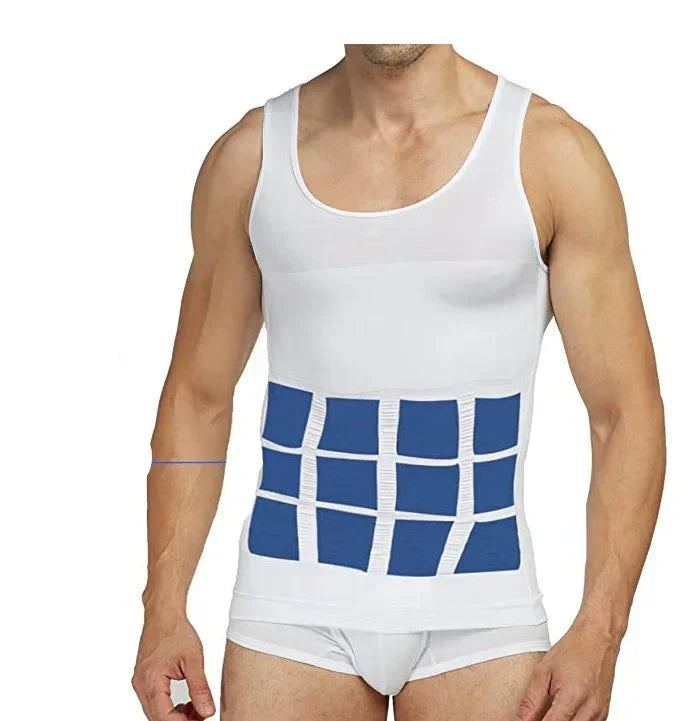 GR | Schlanke Passform Kompression Body Shaper mit Bauchkontrolle und Unsichtbarem Unterhemd Design