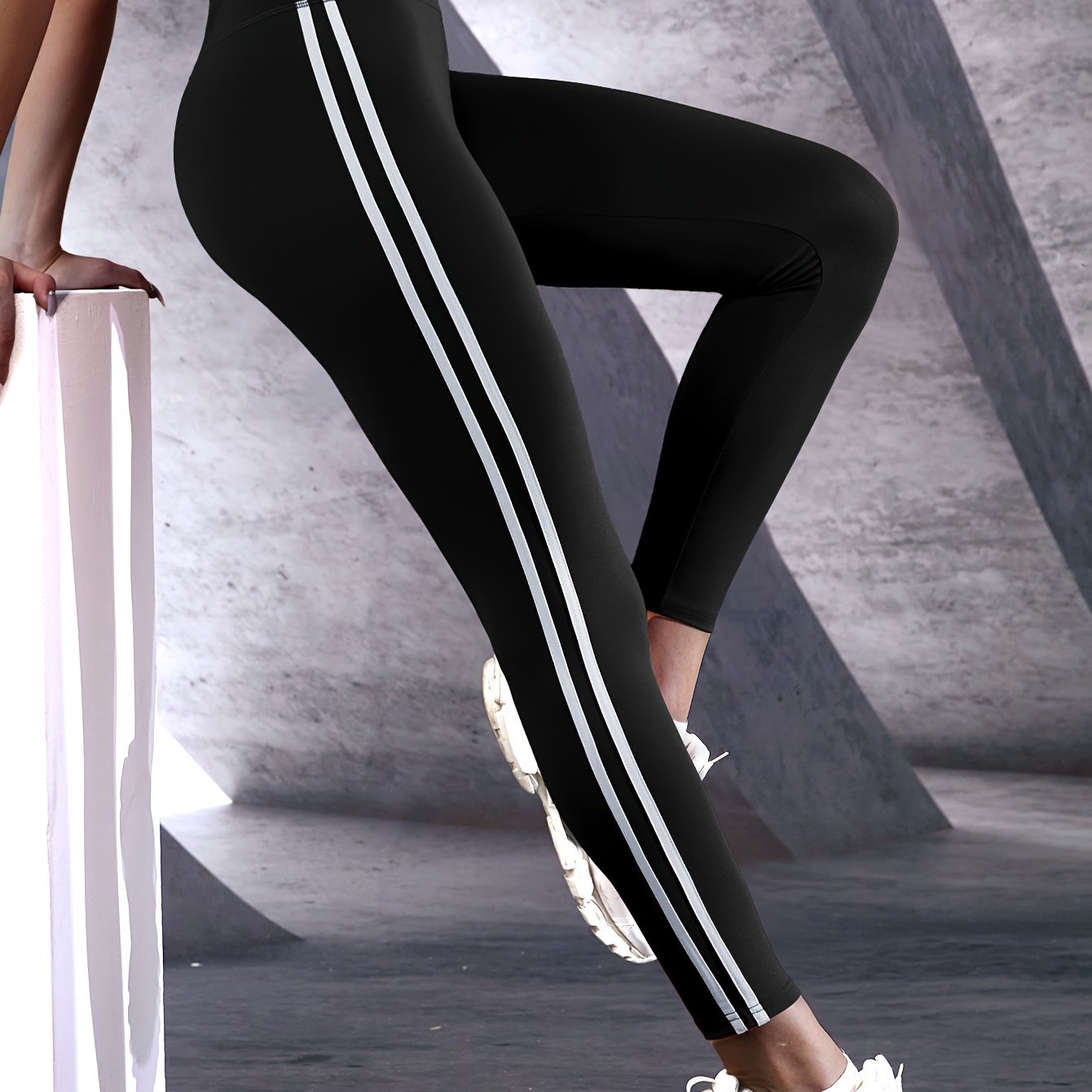 GR  | Feuchtigkeitsableitende Yogaleggings Mit Hohem Bund
