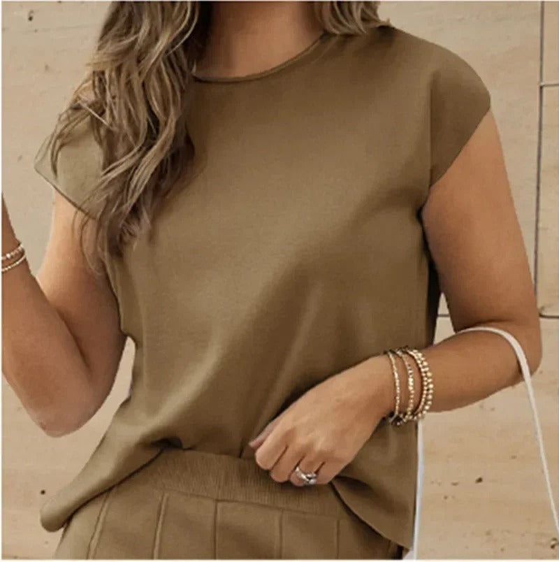 GR | Elegant two-piece set with wide legs