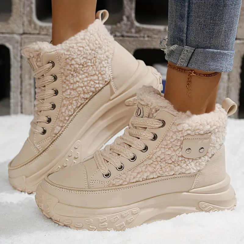 GR – Waterproof plush ankle boots