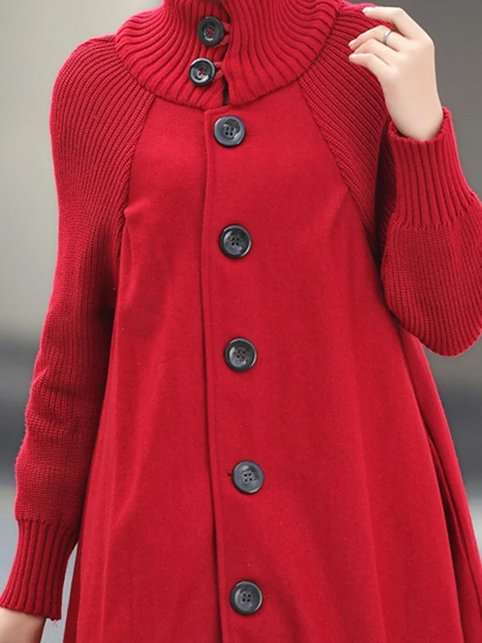 GR - Long coat in plus size