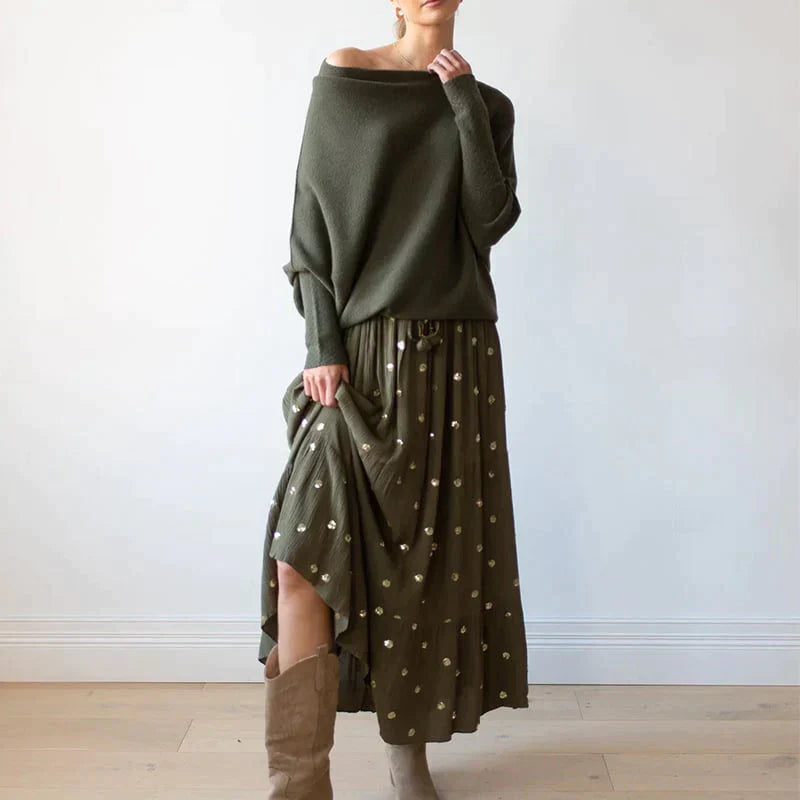 Via™ - Asymmetrisch drapierter Pullover