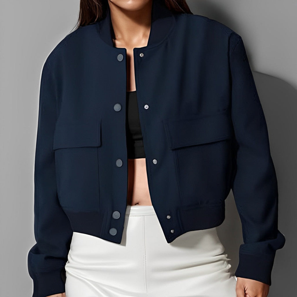GR | Short leisure jacket with pockets