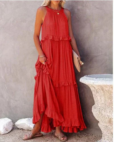 GR | Beach dresses with ruffles