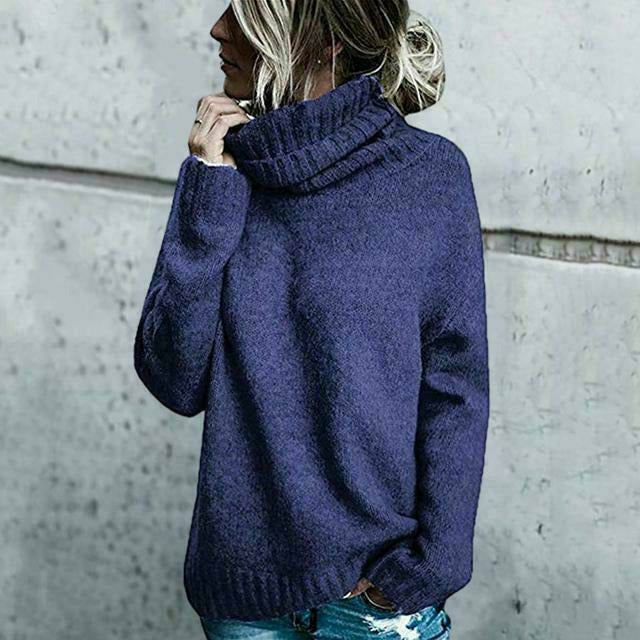 GR | Rollkragen Strickpullover