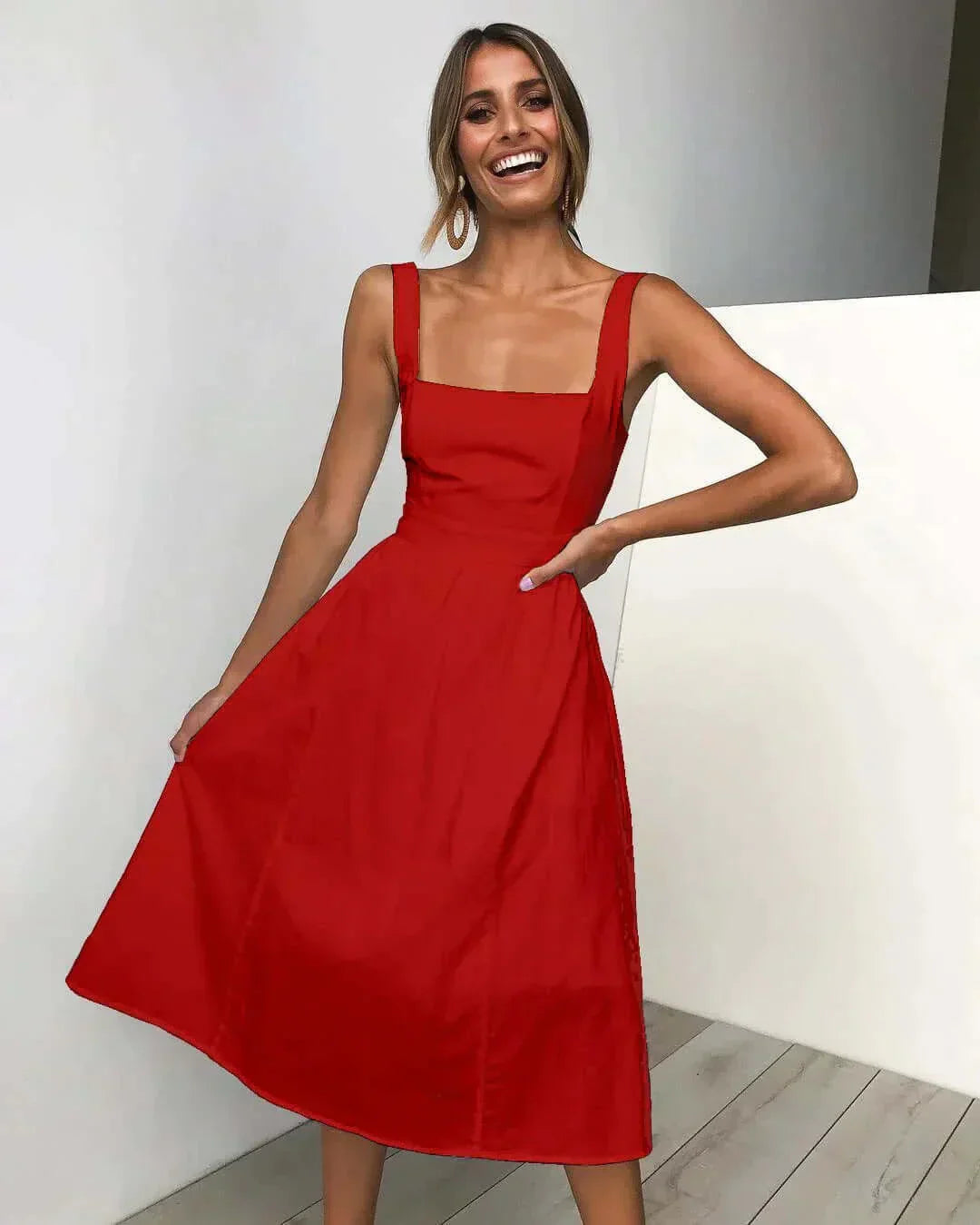GR | Party Solid Color Dress