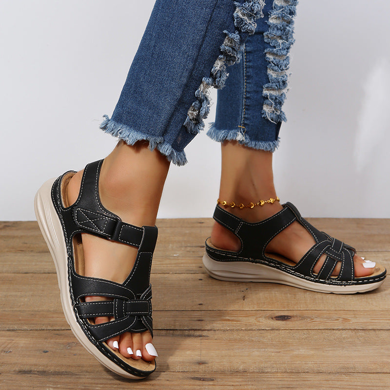 GR | Orthopedic women's Velcro sandals 