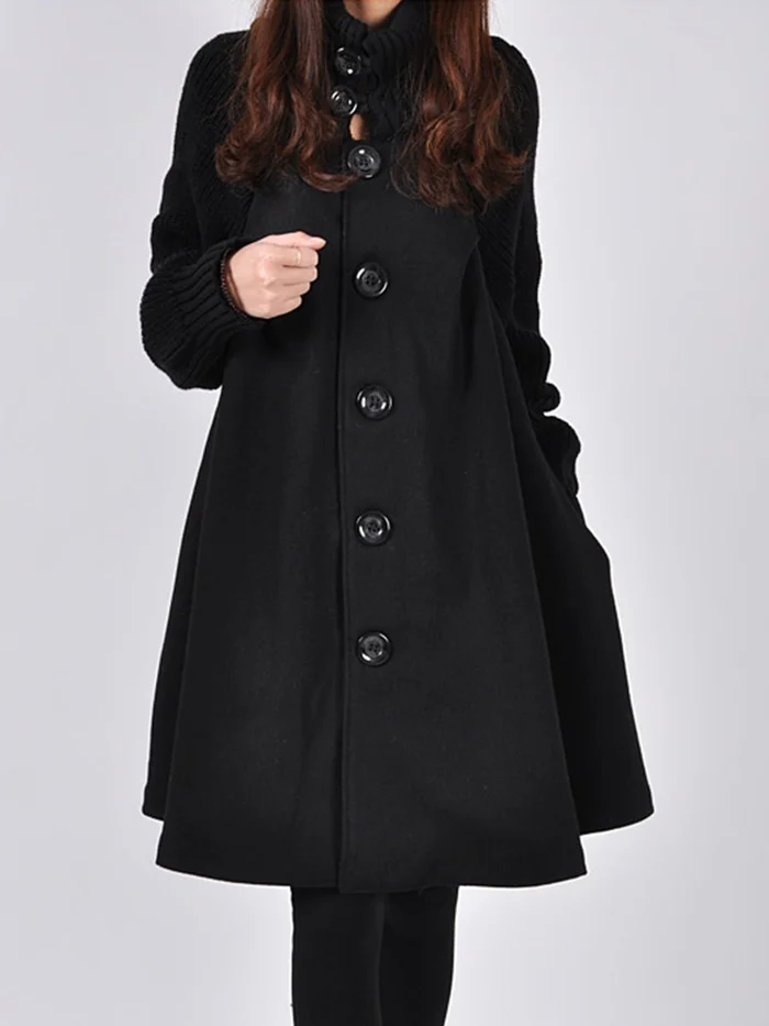 GR - Long coat in plus size