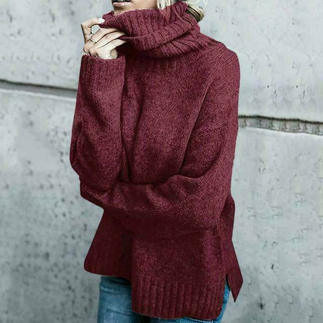 GR | Rollkragen Strickpullover