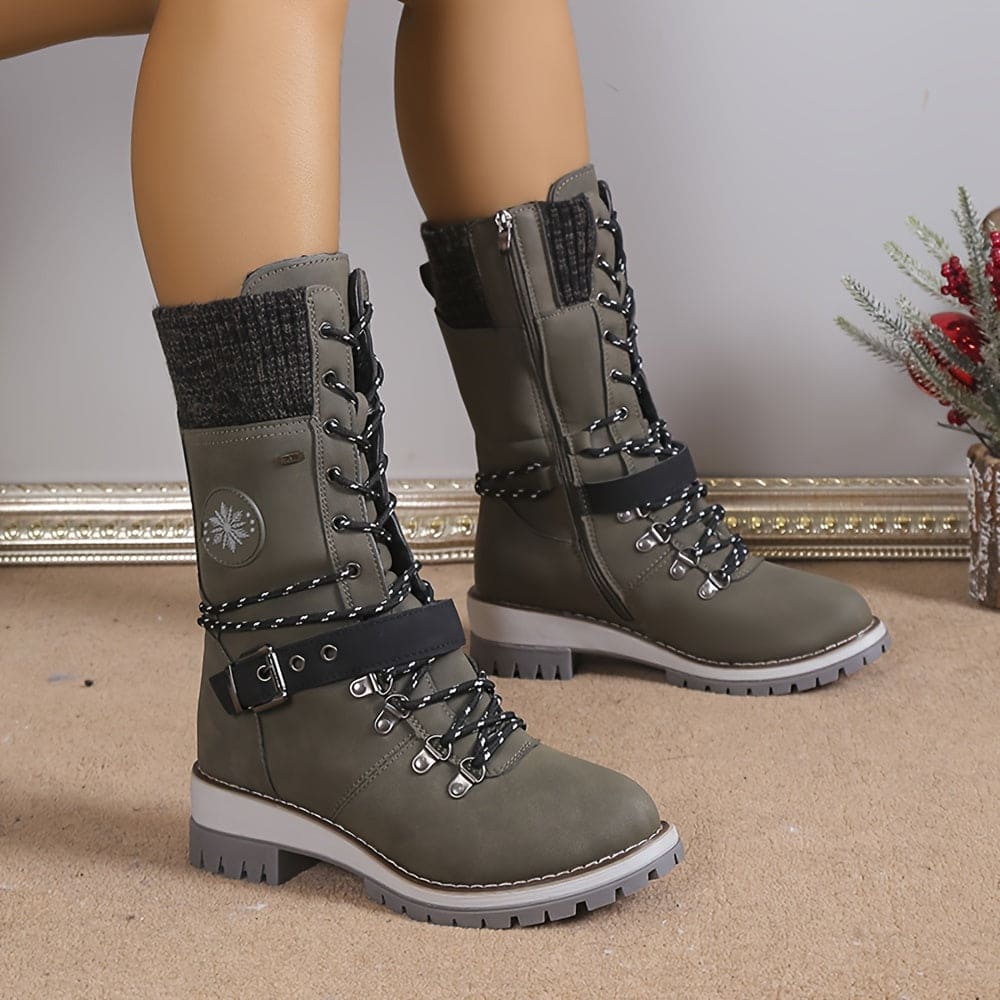 GR - Elegant knitted thermal boots