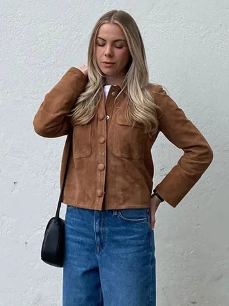 GR | Elegant suede jacket