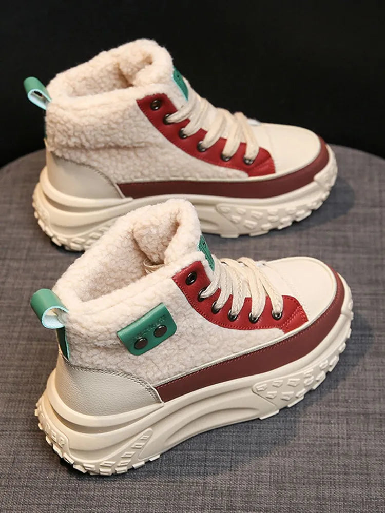 GR | Women's Snow Boots with Thick, Warm Sole 