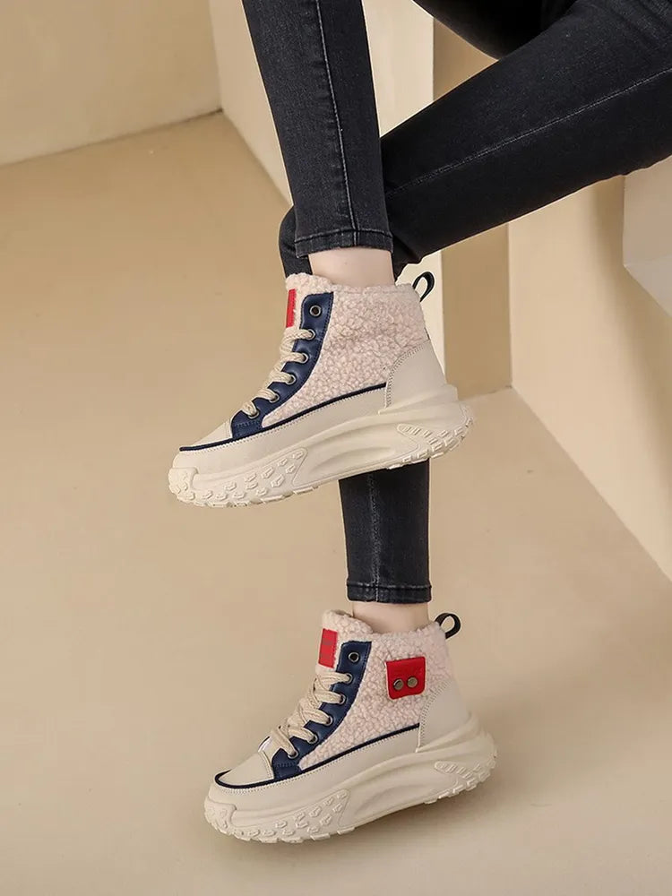 GR | Women's Snow Boots with Thick, Warm Sole 