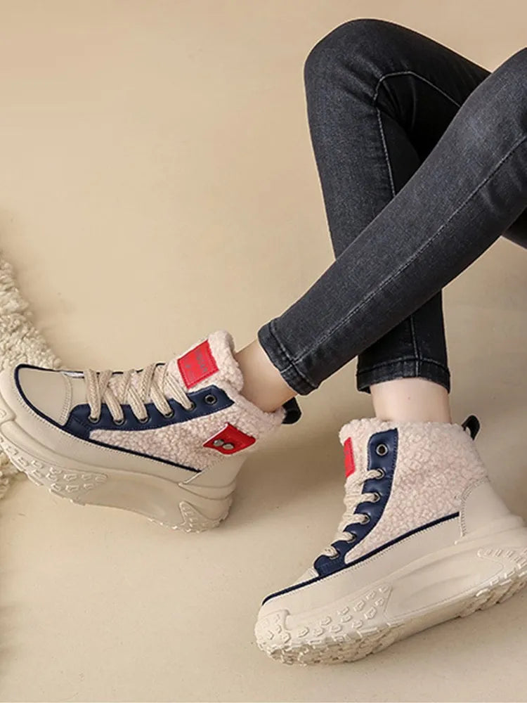 GR | Women's Snow Boots with Thick, Warm Sole 