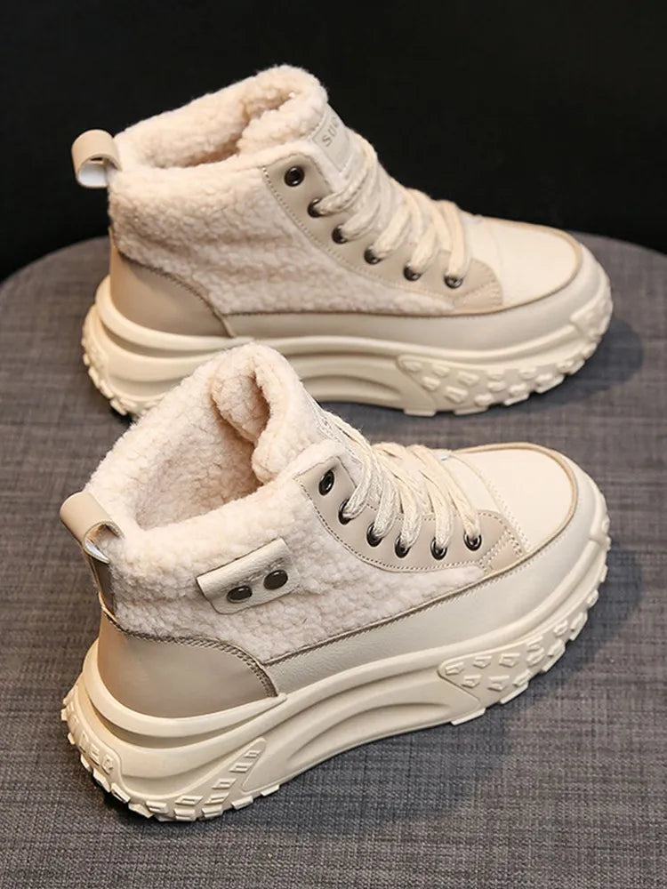 GR | Women's Snow Boots with Thick, Warm Sole 