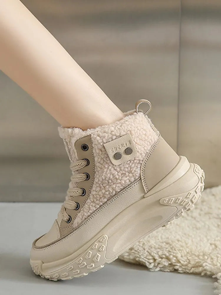 GR | Women's Snow Boots with Thick, Warm Sole 