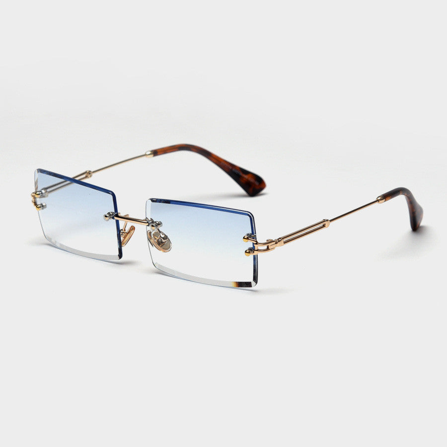 GR | Fashionable rectangular sunglasses in retro style