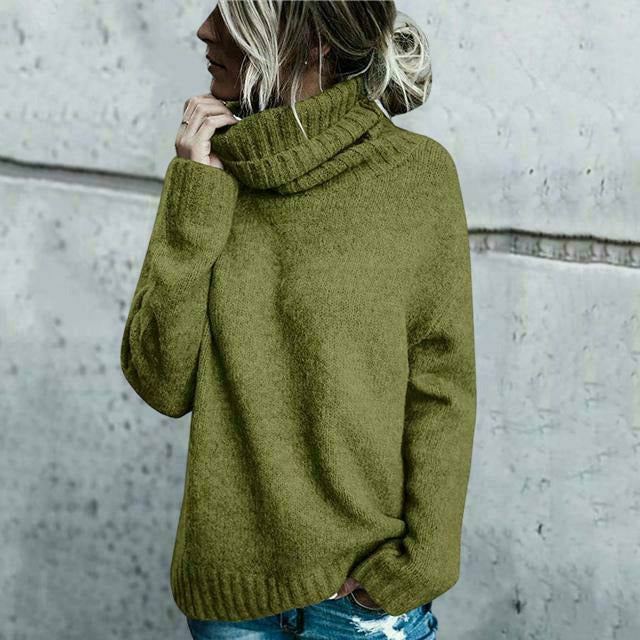 GR | Rollkragen Strickpullover