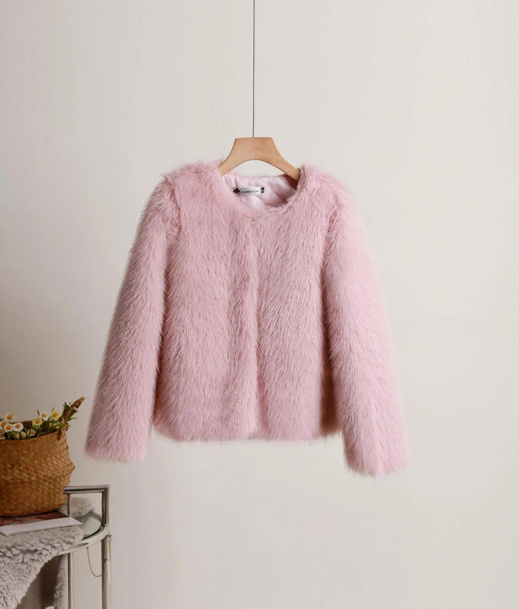GR | Solid Color Short Coat for Women