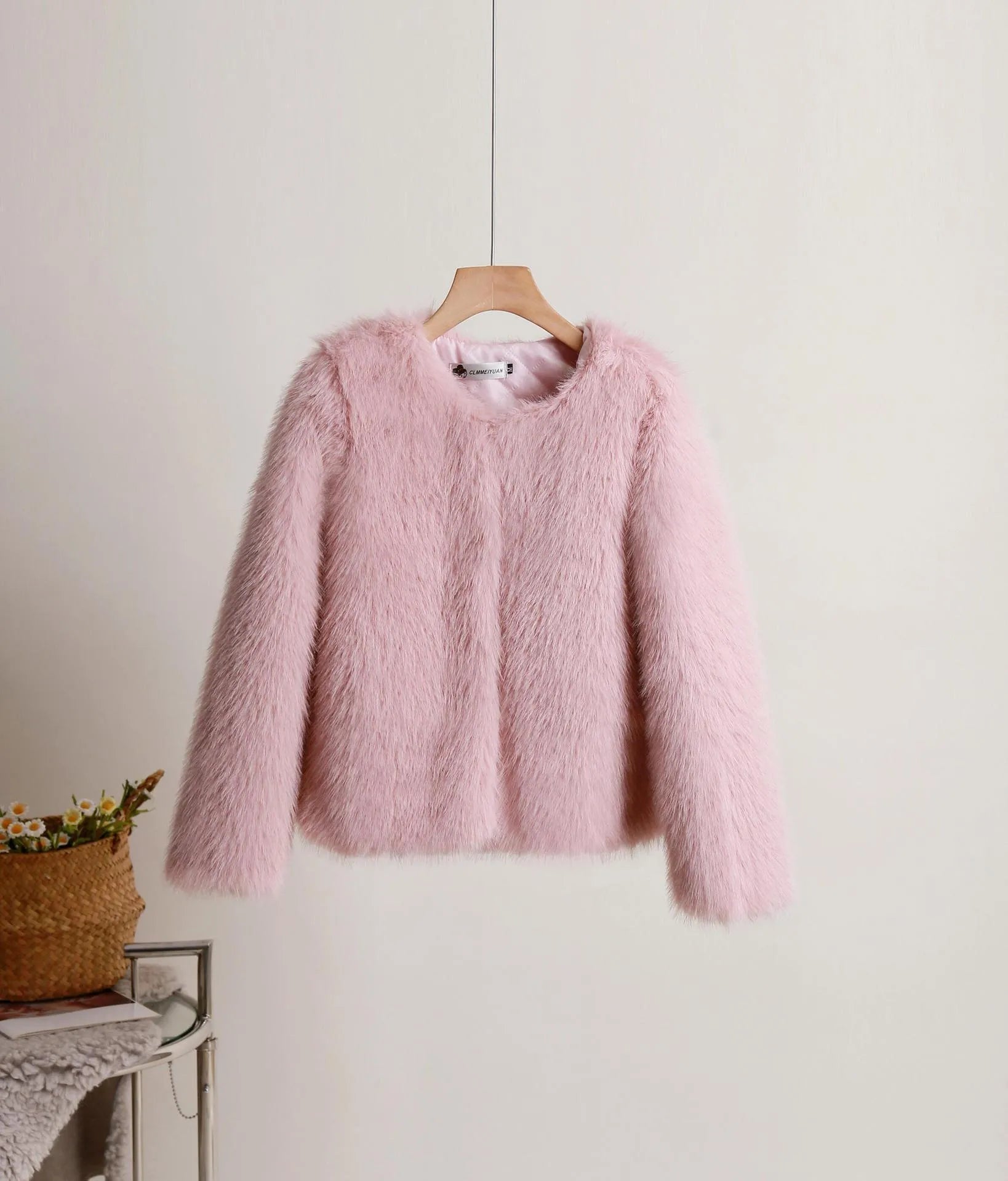 GR | Solid Color Short Coat for Women
