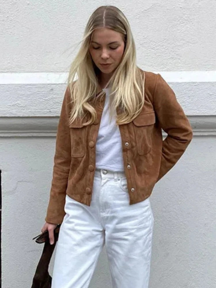 GR | Elegant suede jacket