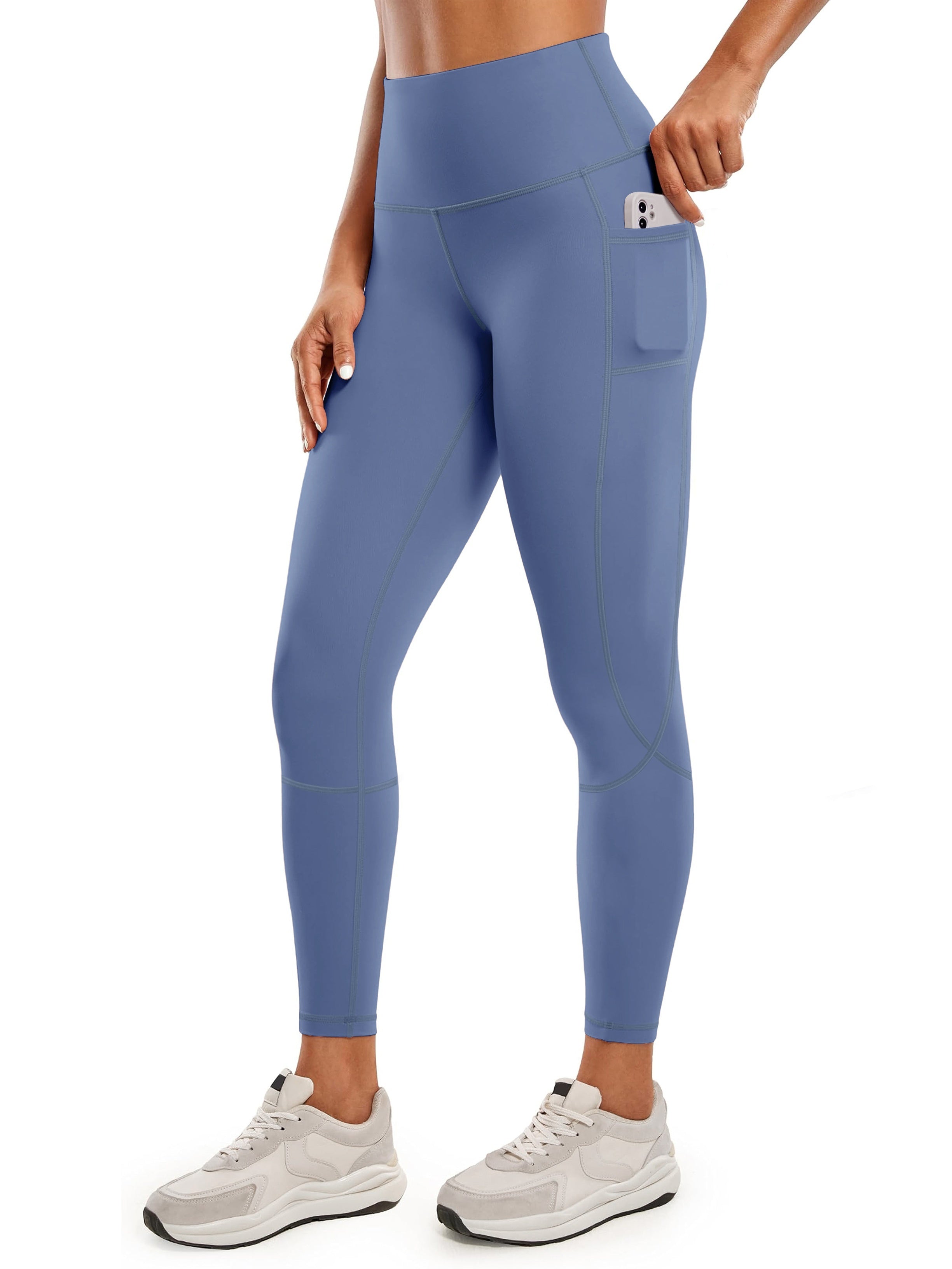 GR  | Schnell Trocknende Damen Yogalegging Mit Hohem Bund Und Tasche
