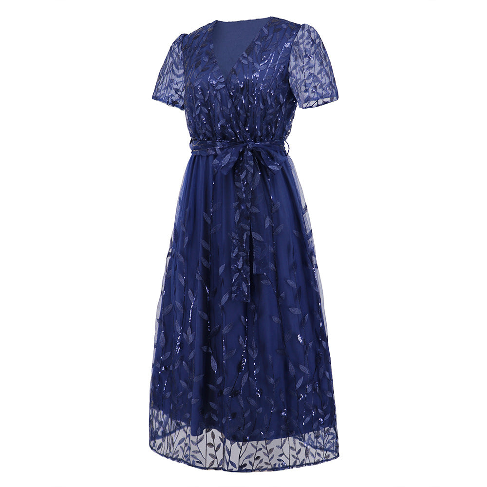 GR - Midikleid mit Pailletten