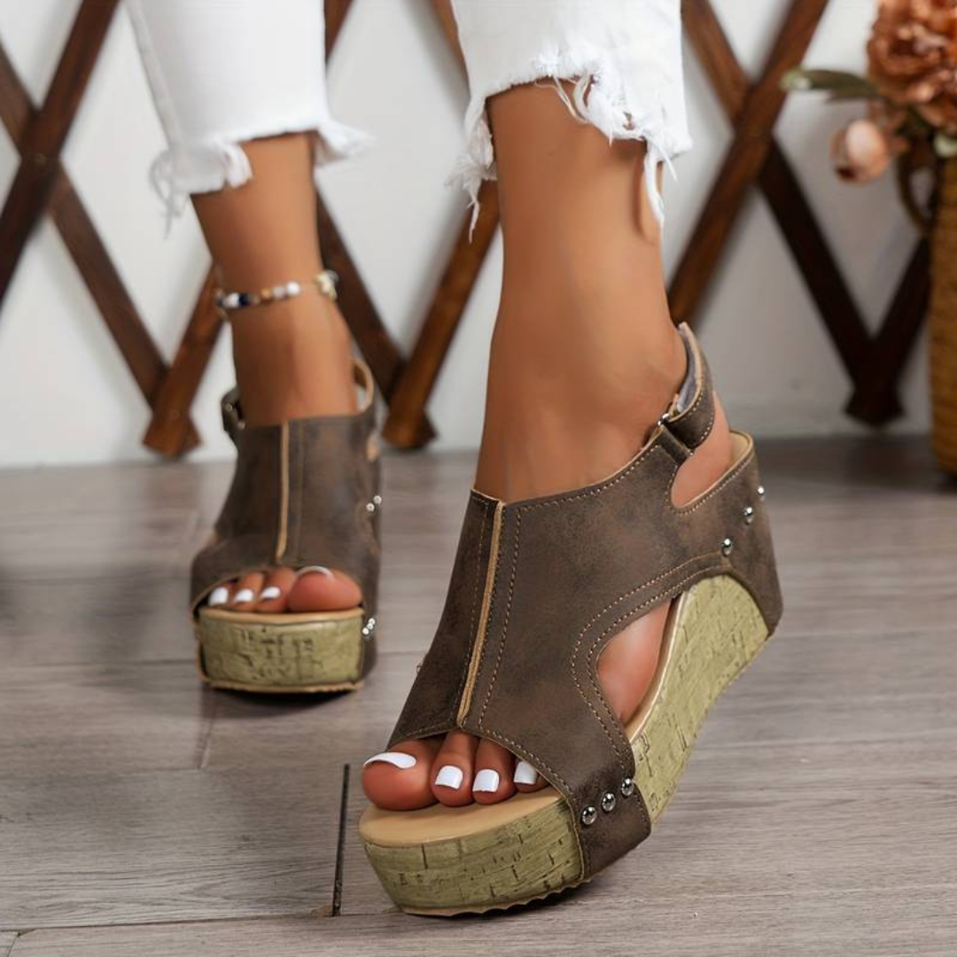 Wedge sandals | Chic summer-style sandals with comfort