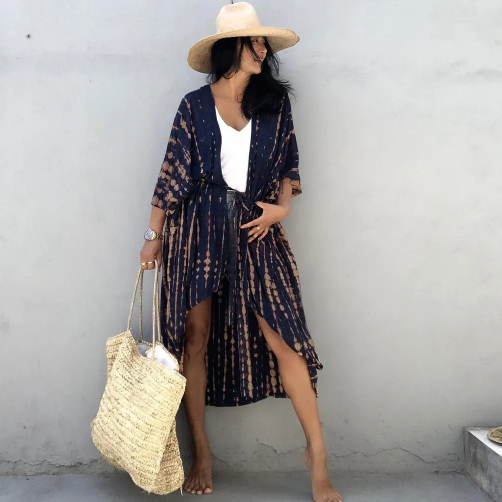 GR | Sommer Print Kimono Für Damen
