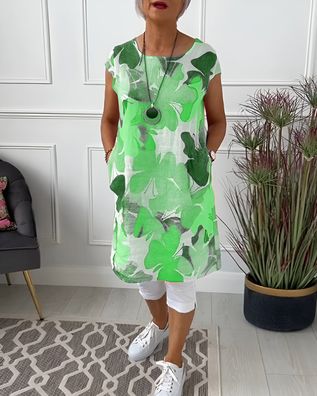 GR | Elegante Blumen Kleid