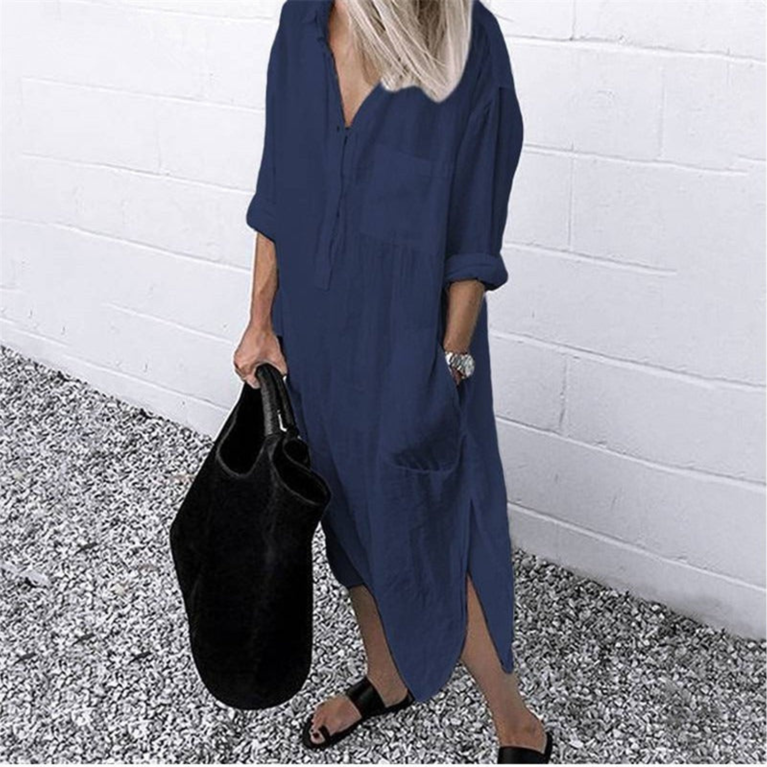 GR | Stilvolle Lange Sommerkleid