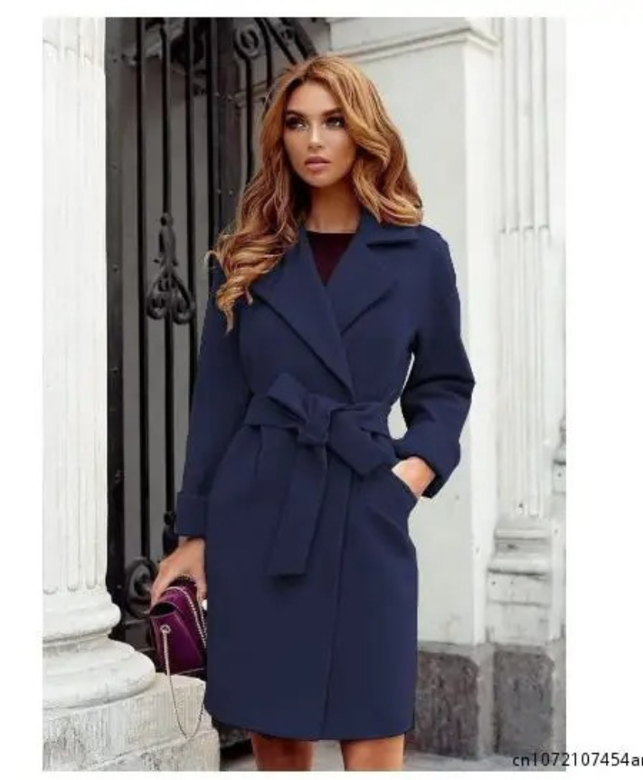 GR | Stylish trench coat with belt