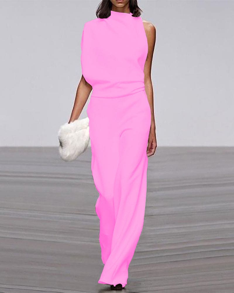 GR | Premium One Shoulder Jumpsuit