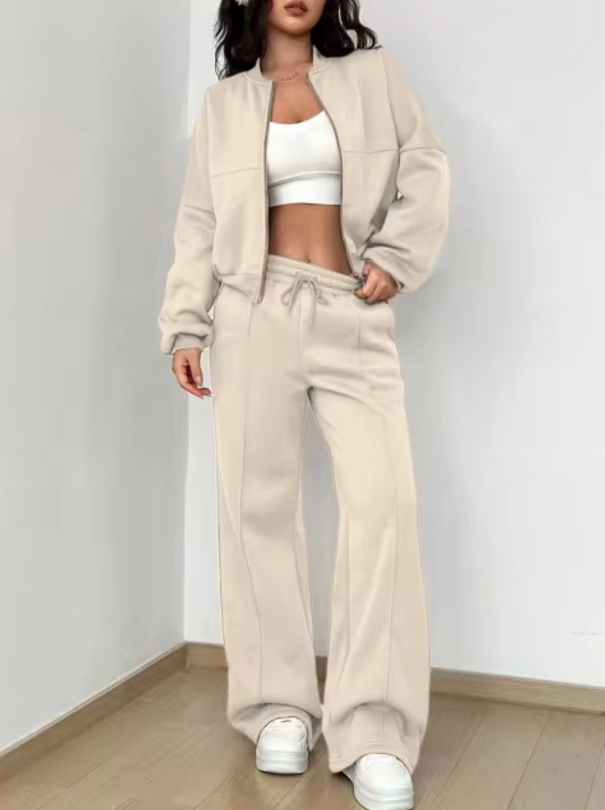 GR | Cotton bomber jacket and pantsuit