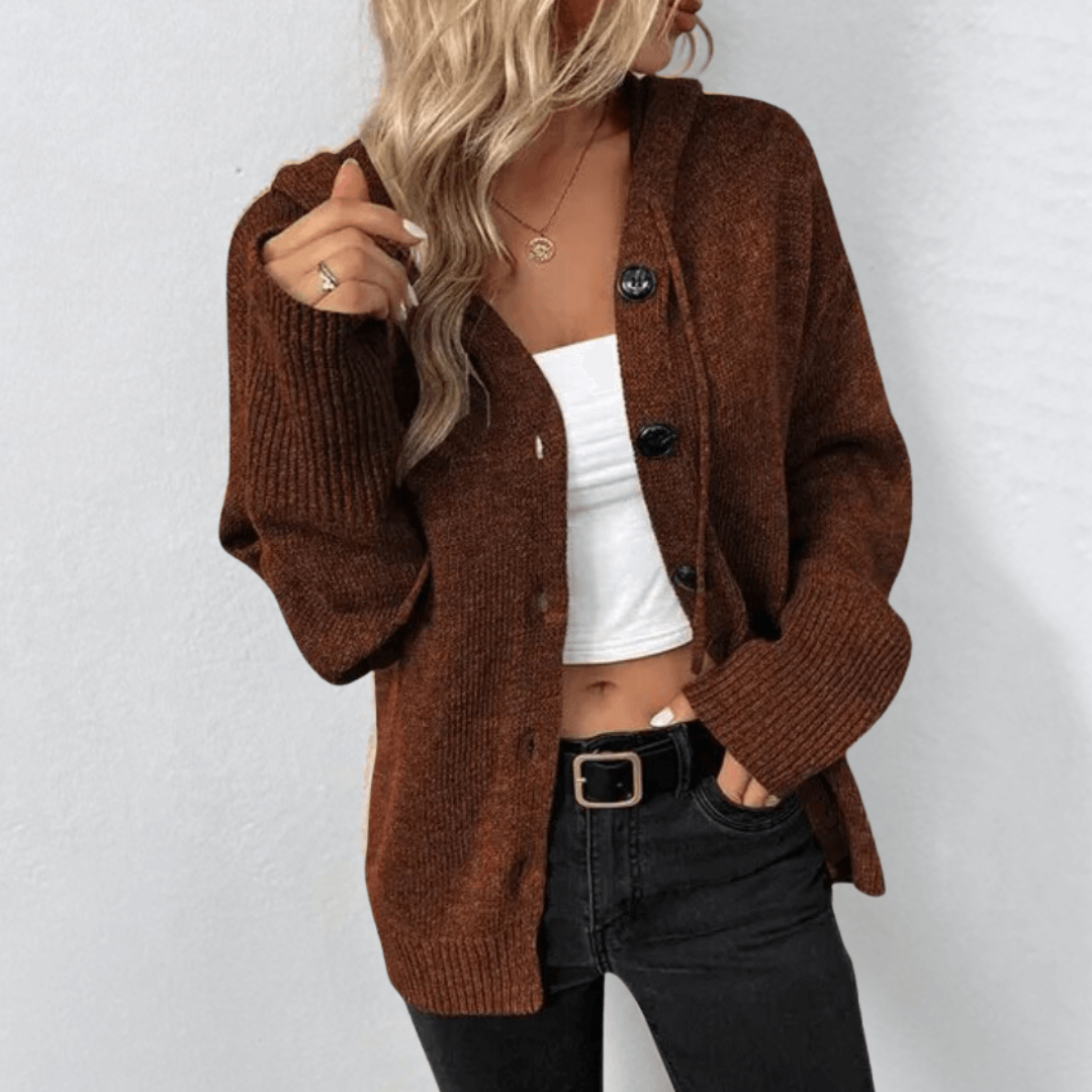 GR | Lightweight Button Cardigan for Women