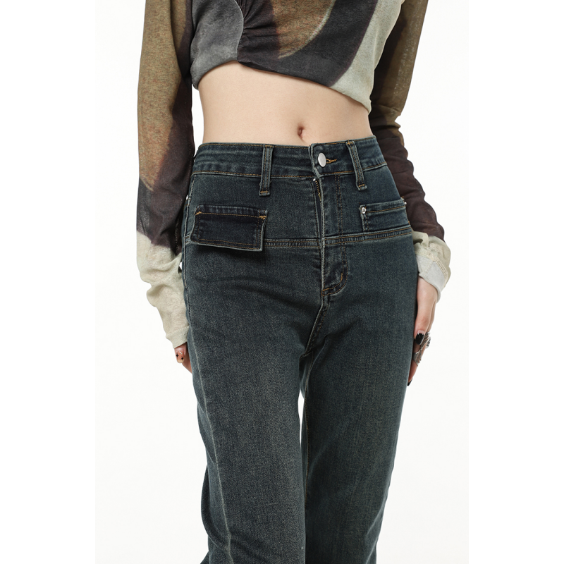 GR | Black vintage jeans for women