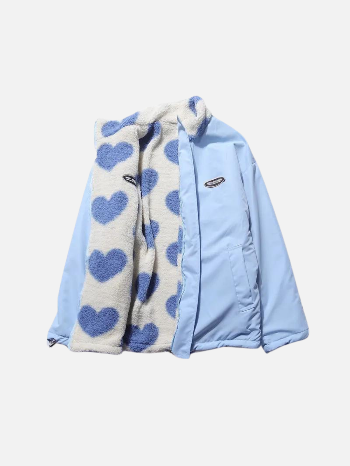 GR | Fleece-lined zip-up jacket 