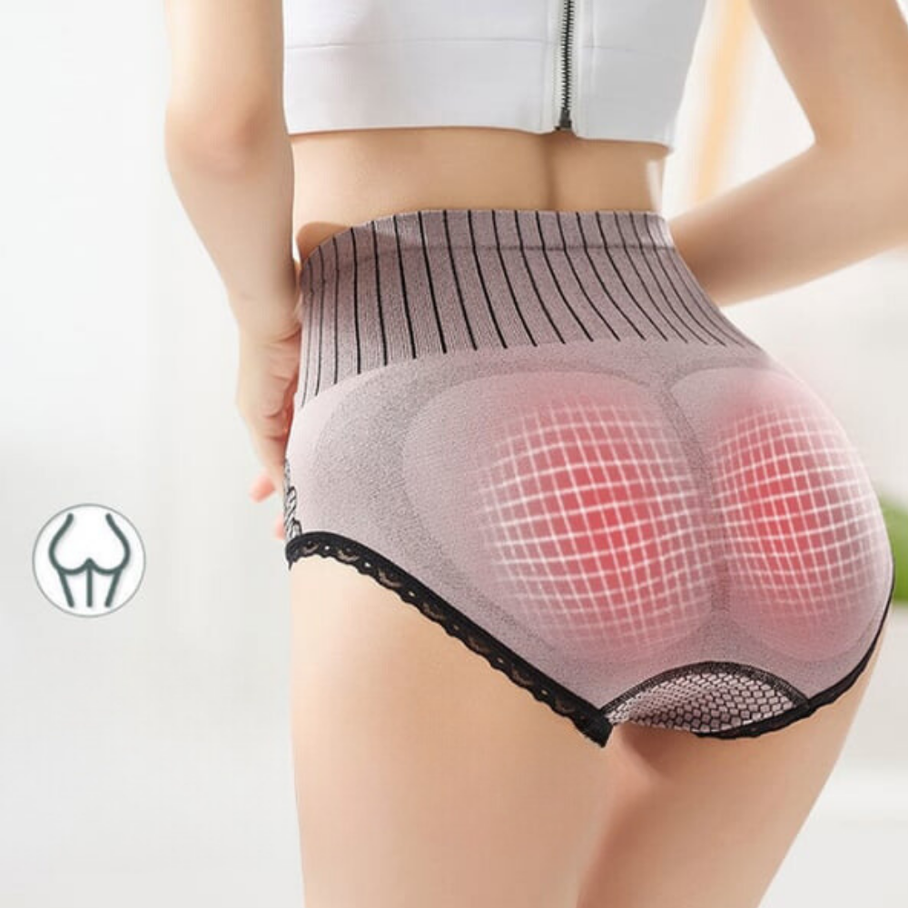 GR | High-waisted underwear with padding