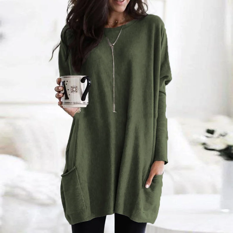 GR | Tunic with long sleeves and pockets