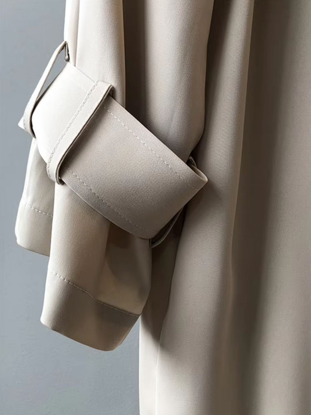 – Mid-length trench coat