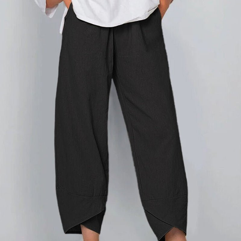 GR | Women's Trousers Lightweight Cotton and Linen Women's Summer Comfort